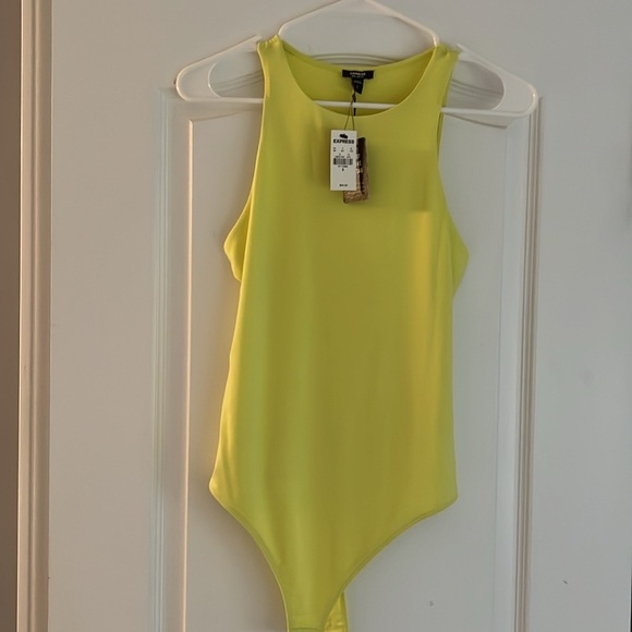 NWT *Express* yellow thong bodysuit - Picture 1 of 2